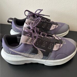 Nike Crater Impact Dual-Tone Purple and Black Athletic Shoes